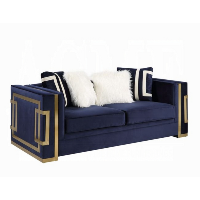 ACME Virrux Loveseat W/4 Pillows - Bed & Sofa Hub