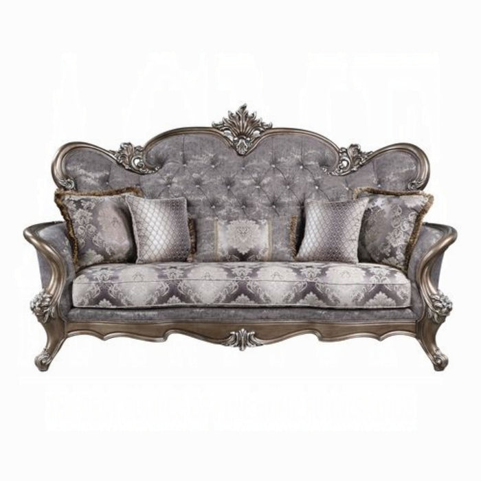 ACME Elozzol Sofa W/5 Pillows - Bed & Sofa Hub