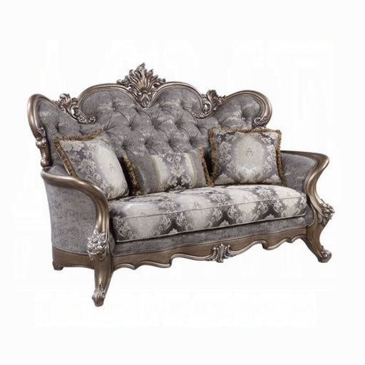 ACME Elozzol Loveseat W/3 Pillows - Bed & Sofa Hub