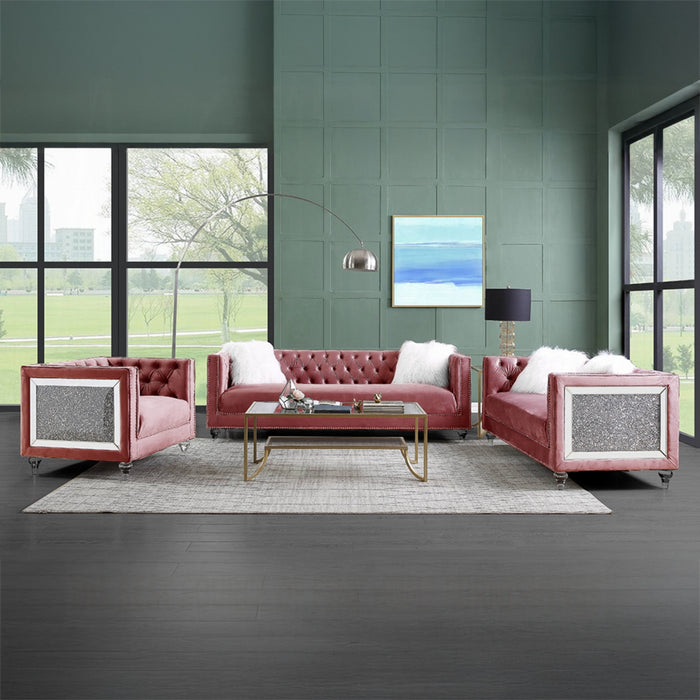 ACME Heibero II Sofa W/2 Pillows - Bed & Sofa Hub