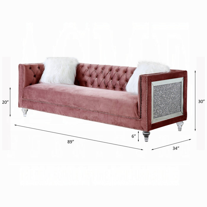 ACME Heibero II Sofa W/2 Pillows - Bed & Sofa Hub