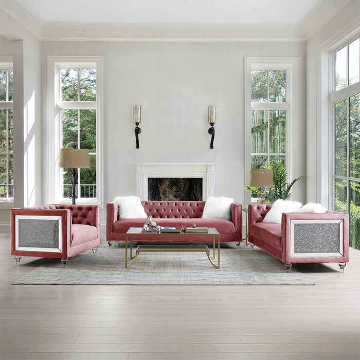 ACME Heibero II Sofa W/2 Pillows - Bed & Sofa Hub