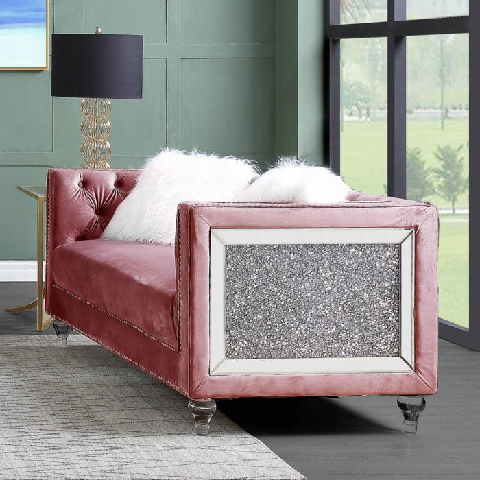 ACME Heibero II Loveseat W/2 Pillows - Bed & Sofa Hub