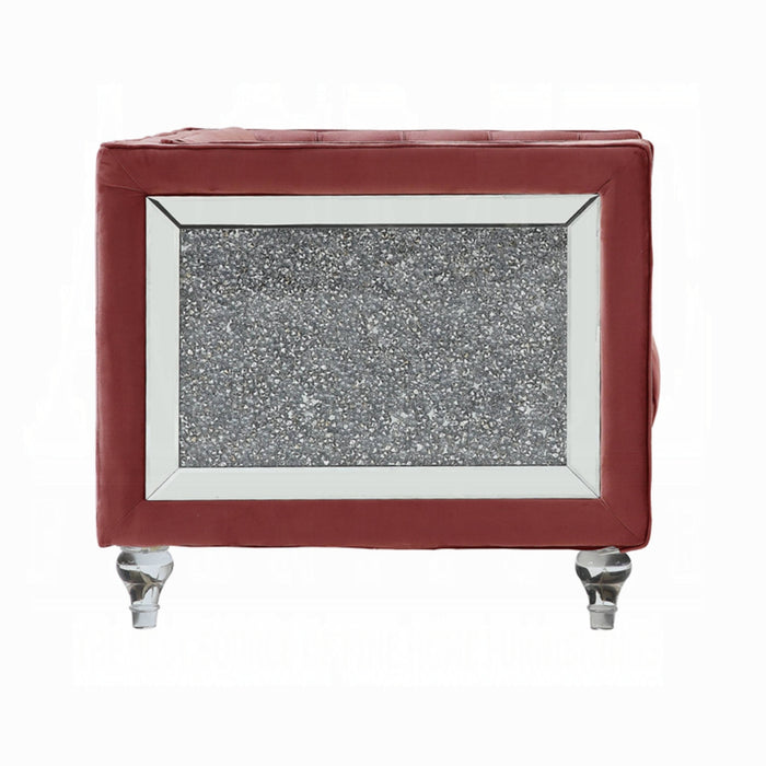 ACME Heibero II Loveseat W/2 Pillows - Bed & Sofa Hub