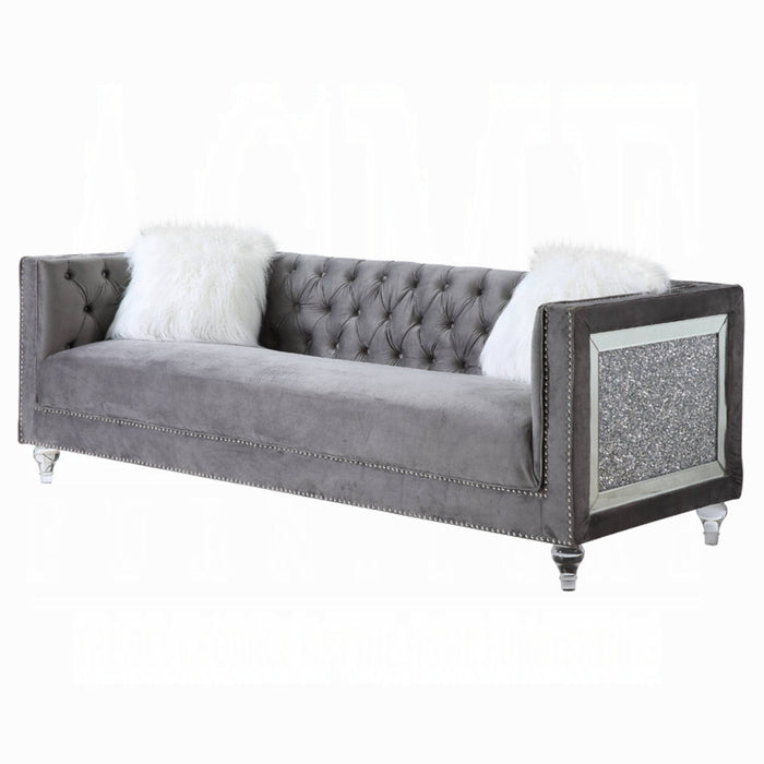 ACME Heibero II Sofa W/2 Pillows - Bed & Sofa Hub