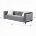 ACME Heibero II Sofa W/2 Pillows - Bed & Sofa Hub