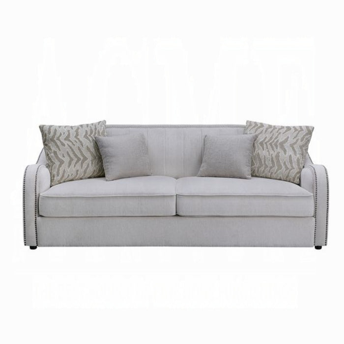 ACME Mahler Sofa W/4 Pillows - Bed & Sofa Hub