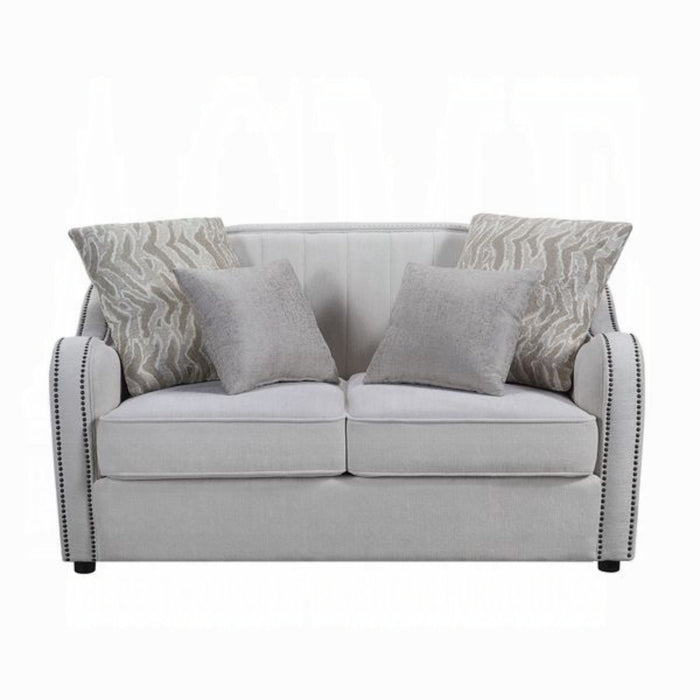ACME Mahler Loveseat W/4 Pillows - Bed & Sofa Hub
