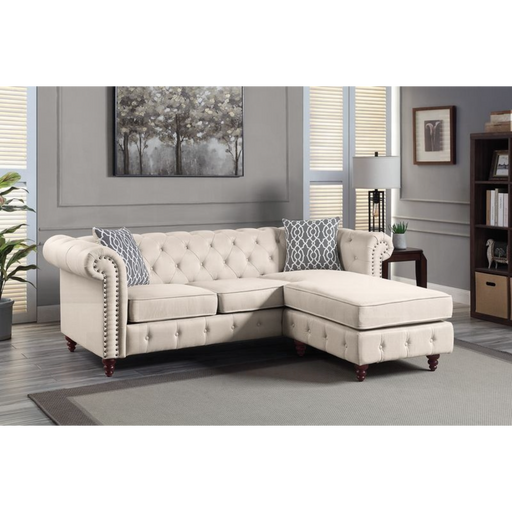 ACME Waldina Reversible Sectional Sofa - Bed & Sofa Hub