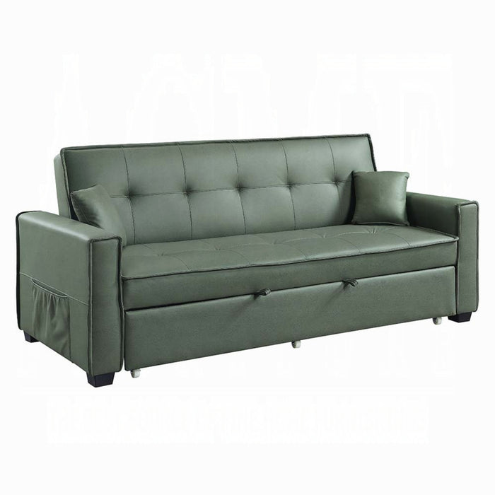 ACME Octavio Adjustable Sofa W/2 Pillows - Bed & Sofa Hub