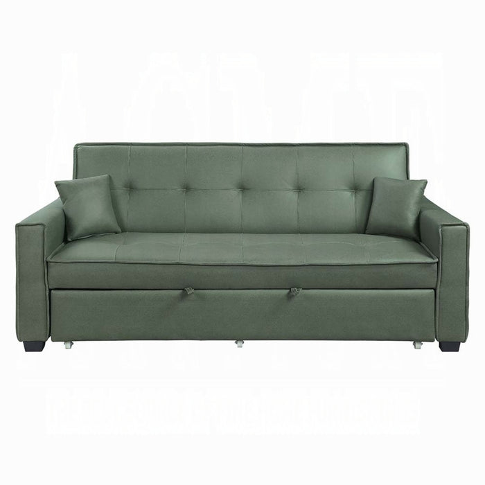 ACME Octavio Adjustable Sofa W/2 Pillows - Bed & Sofa Hub