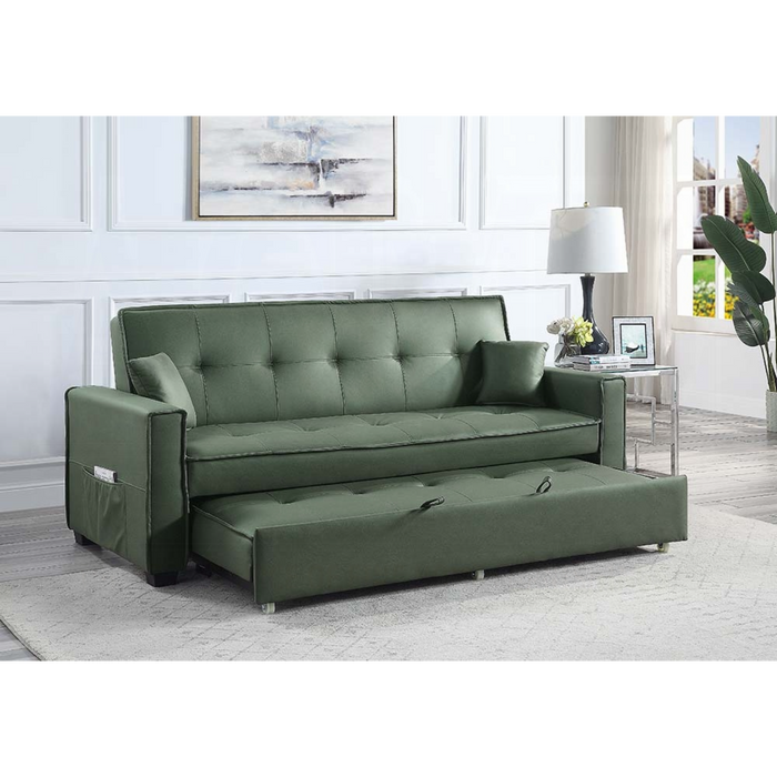 ACME Octavio Adjustable Sofa W/2 Pillows - Bed & Sofa Hub