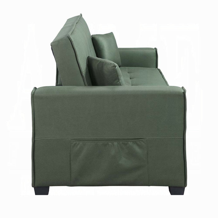 ACME Octavio Adjustable Sofa W/2 Pillows - Bed & Sofa Hub
