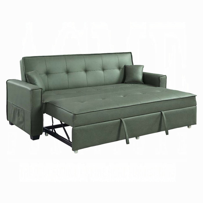 ACME Octavio Adjustable Sofa W/2 Pillows - Bed & Sofa Hub
