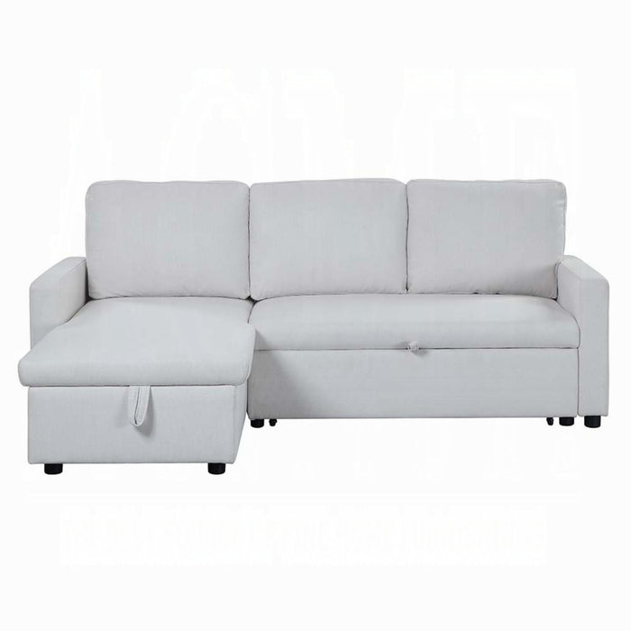 ACME Hiltons Sectional Sofa W/Sleeper & Storage - Bed & Sofa Hub
