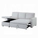 ACME Hiltons Sectional Sofa W/Sleeper & Storage - Bed & Sofa Hub