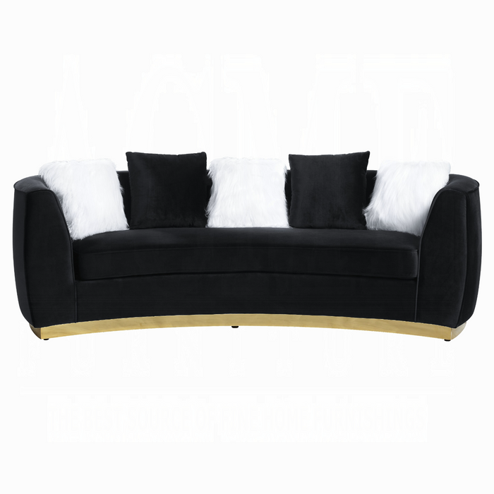 ACME Achelle Sofa W/5 Pillows - Bed & Sofa Hub