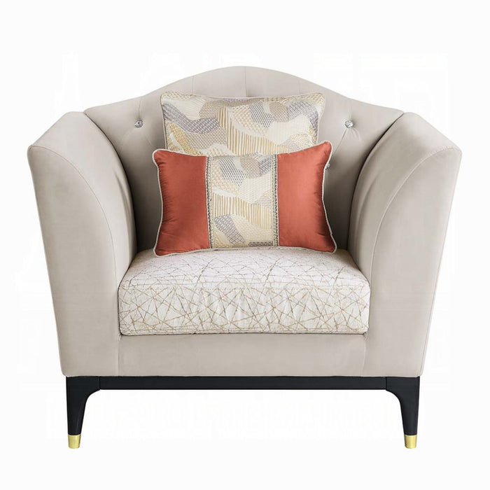 ACME Tayden Chair W/2 Pillows - Bed & Sofa Hub