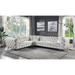ACME Atronia Sectional Sofa W/4 Pillows - Bed & Sofa Hub