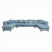 ACME Zerah Sectional Sofa W/7 Pillows - Bed & Sofa Hub