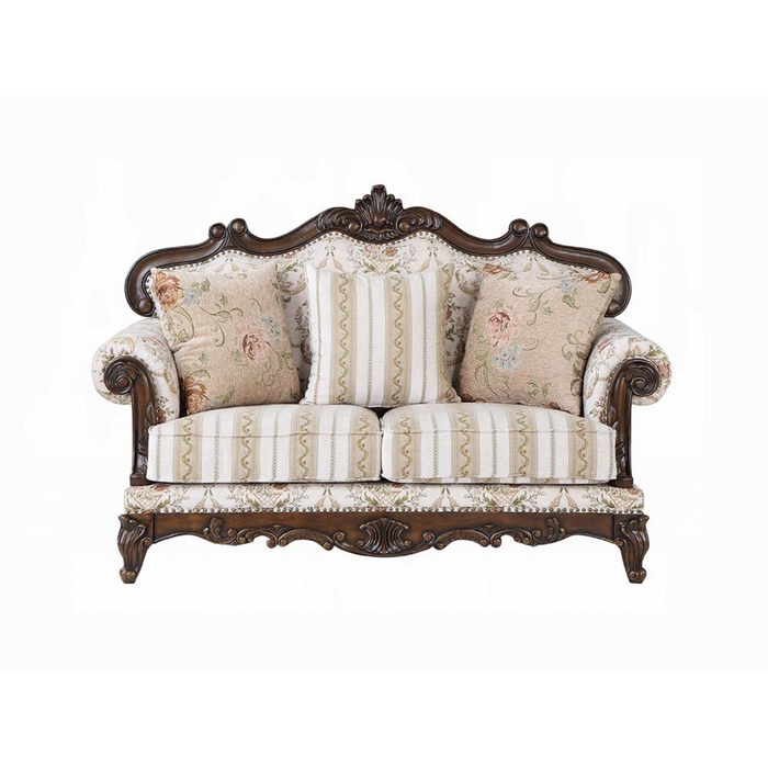 ACME Nayla Loveseat W/3 Pillows - Bed & Sofa Hub