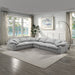 ACME Naveen Sectional Sofa W/6 Pillows - Bed & Sofa Hub