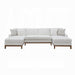 ACME Valiant Sectional Sofa W/4 Pillows - Bed & Sofa Hub
