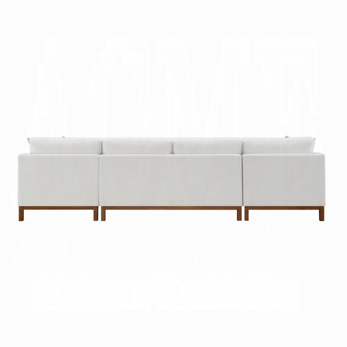 ACME Valiant Sectional Sofa W/4 Pillows - Bed & Sofa Hub