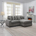 ACME Tavia Reversible Sectional Sofa W/6 Pillows - Bed & Sofa Hub