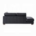 ACME Geralyn Sectional Sofa W/2 Pillows - Bed & Sofa Hub