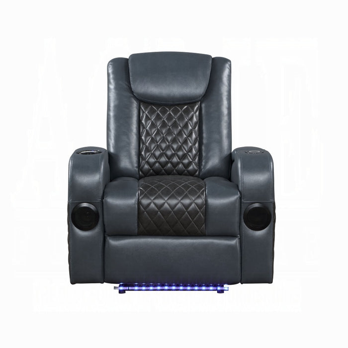 ACME Alair Power Motion Recliner W/Bluetooth, Wireless Charger & Cupholder - Bed & Sofa Hub
