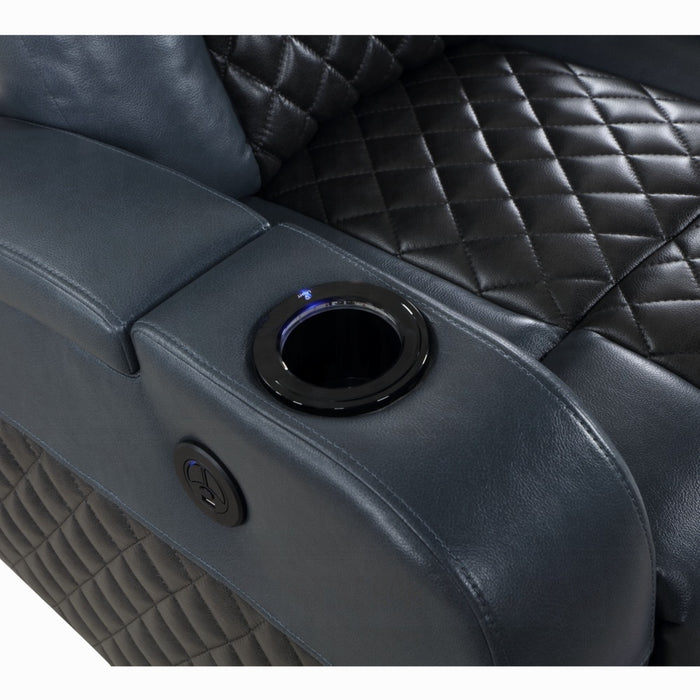 ACME Alair Power Motion Recliner W/Bluetooth, Wireless Charger & Cupholder - Bed & Sofa Hub