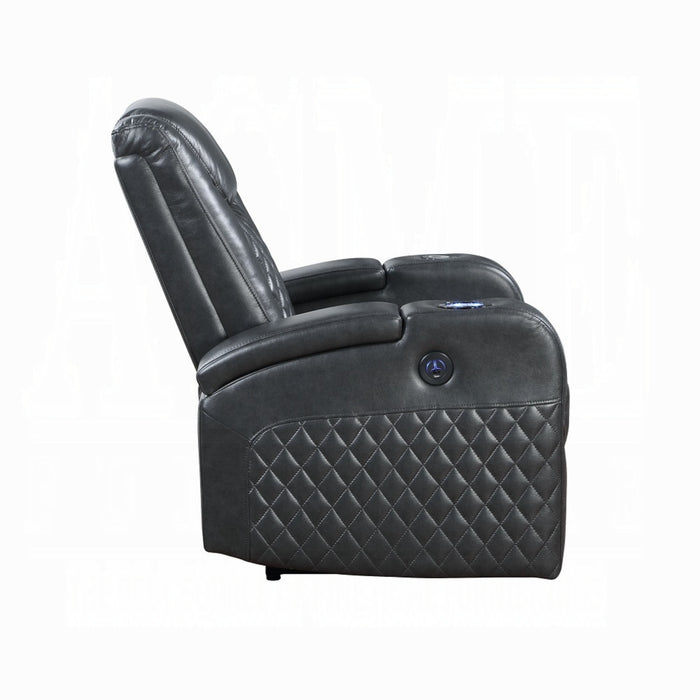 ACME Alair Power Motion Recliner W/Bluetooth, Wireless Charger & Cupholder - Bed & Sofa Hub