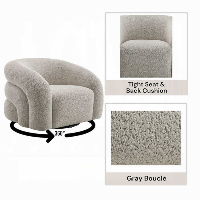 ACME Irma Chair W/Swivel - Bed & Sofa Hub