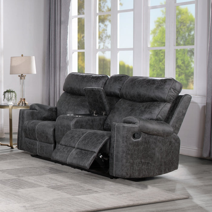 ACME Hirah Motion Loveseat w/Console & USB Port - Bed & Sofa Hub