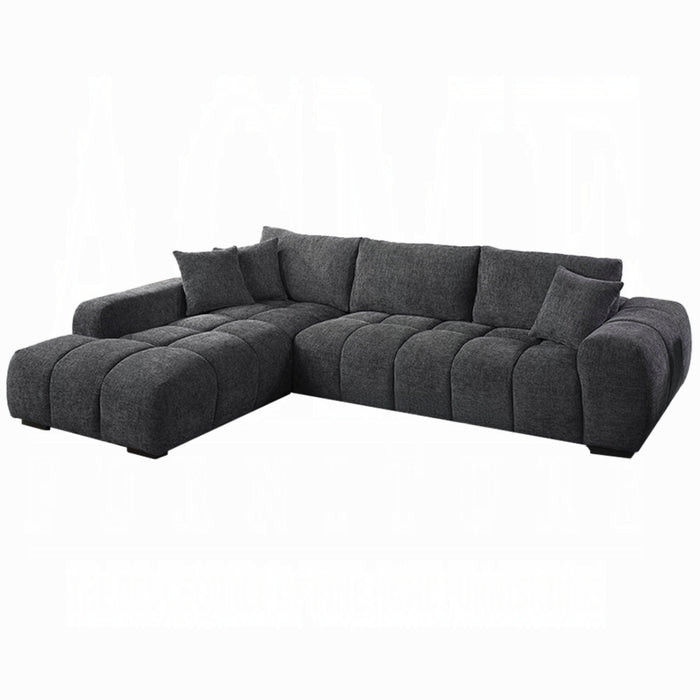 ACME Chosen Sectional Sofa w/3 Pillows - Bed & Sofa Hub