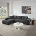 ACME Chosen Sectional Sofa w/3 Pillows - Bed & Sofa Hub