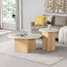 ACME Qwin Coffee Table W/Marble Top - Bed & Sofa Hub