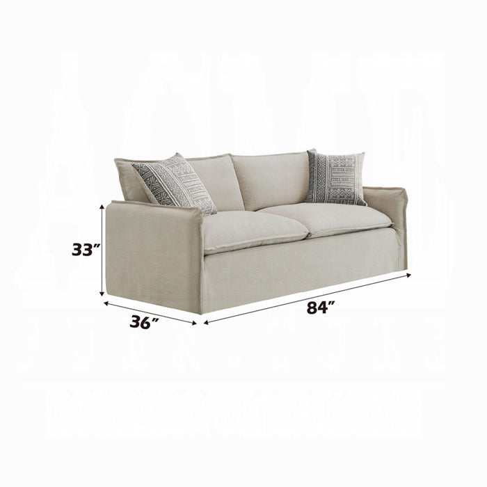 ACME Upendo Sofa W/2 Pillows - Bed & Sofa Hub