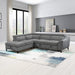 ACME Wrenley Sectional Sofa W/Sleeper & Storage - Bed & Sofa Hub