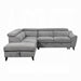 ACME Wrenley Sectional Sofa W/Sleeper & Storage - Bed & Sofa Hub