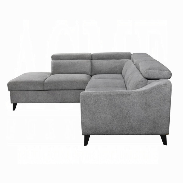 ACME Wrenley Sectional Sofa W/Sleeper & Storage - Bed & Sofa Hub