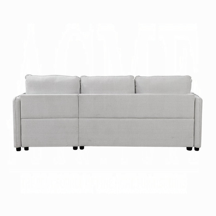 ACME Yaroslav Reversible Sectional Sofa W/Sleeper & Storage - Bed & Sofa Hub