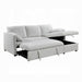 ACME Yaroslav Reversible Sectional Sofa W/Sleeper & Storage - Bed & Sofa Hub