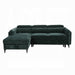 ACME Zadok Sectional Sofa W/Sleeper & Storage - Bed & Sofa Hub