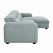 ACME Zavala Sectional Sofa W/Sleeper & Storage - Bed & Sofa Hub