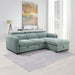 ACME Zavala Sectional Sofa W/Sleeper & Storage - Bed & Sofa Hub