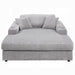ACME Hilde Chaise w/2 Pillows - Bed & Sofa Hub