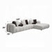 ACME Manilla Sectional Sofa w/8 Pillows - Bed & Sofa Hub