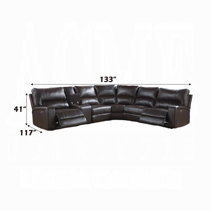 ACME Saul Power Motion Sectional Sofa - Bed & Sofa Hub